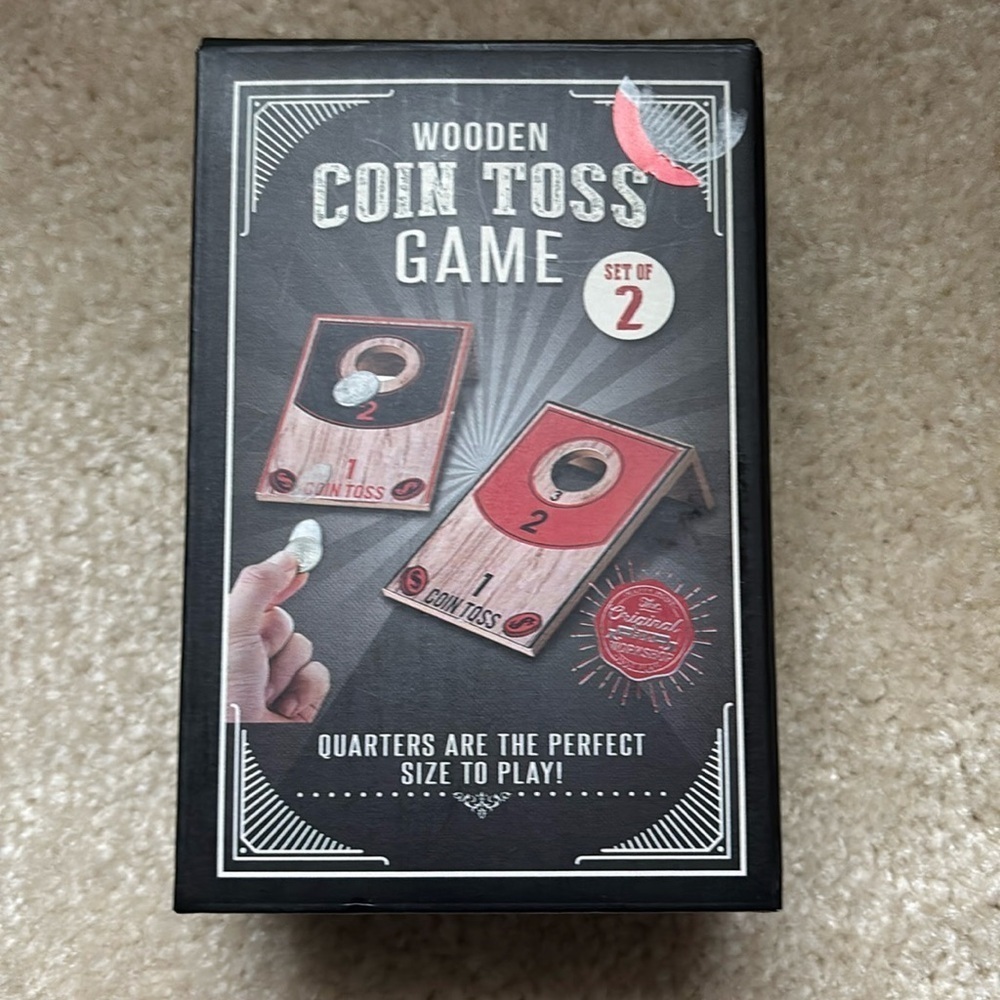 Wooden Coin Toss Game